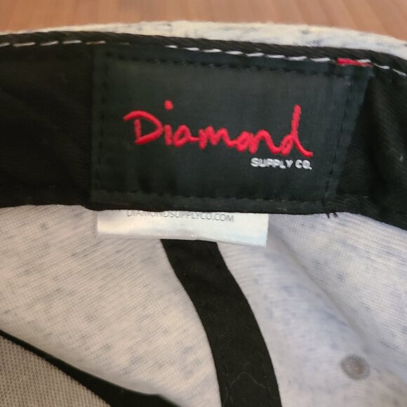 Diamond Supply Co. Snapback Hat - Heather Grey - Picture 6 of 6